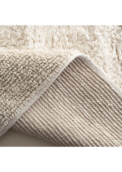 Petra 2'li Banyo Paspas Seti %100 Karde Pamuk Krem 60X90-40X60 modelleri