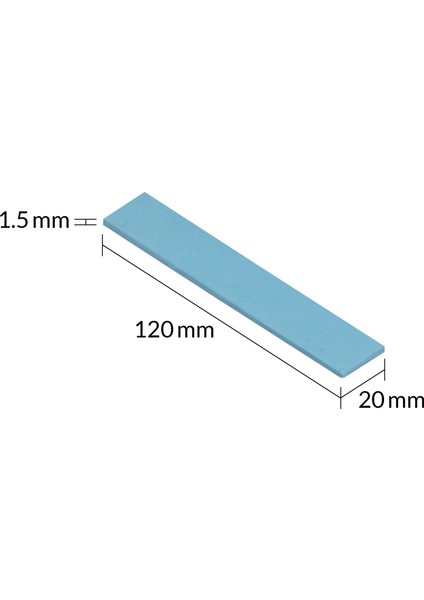 Tp-3 Üstün Performanslı Termal Ped 120X20MM / 1.5mm (4'lü Paket) (ACTPD00057A) modelleri