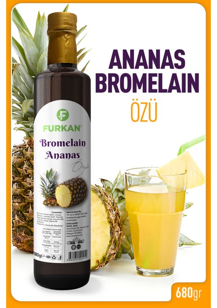 Bromelian Ananas Özü 680 gr