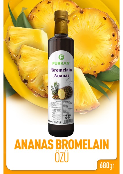 Bromelian Ananas Özü 680 gr