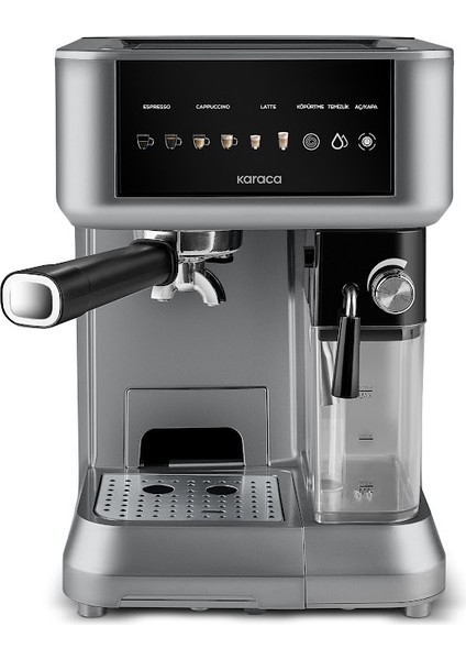 Mycaffe Barista S10 Entegre Süt Hazneli Otomatik Espresso Latte ve Cappuccino Mak. Galaxygrey