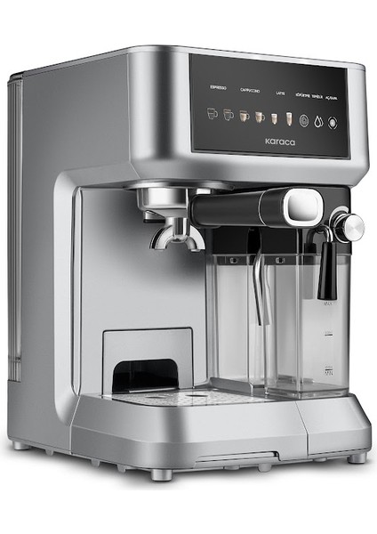 Mycaffe Barista S10 Entegre Süt Hazneli Otomatik Espresso Latte ve Cappuccino Mak. Galaxygrey