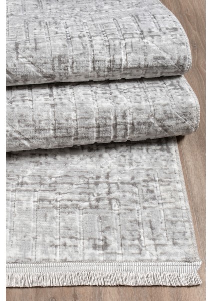 Kaymaz Taban Yıkanabilir Modern Salon Mutfak Oturma Odası Çocuk Odası Halısı 5002 Gri fırsatları