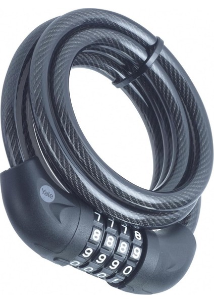 Yale Essential Kablolu Bisiklet Kilidi 1800MM Şifreli YCC0101802