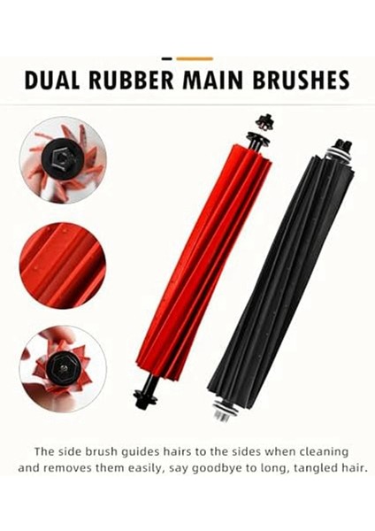 Roborock Q8 Max /q8 Max +/q5 Pro/q5 Pro+ Elektrikli Süpürge Için Uyumlu Yedek Aksesuarlar Kiti (Yurt Dışından) fırsatları