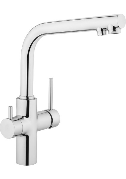 Split A42144 Dual-Flow Eviye Bataryası; Krom