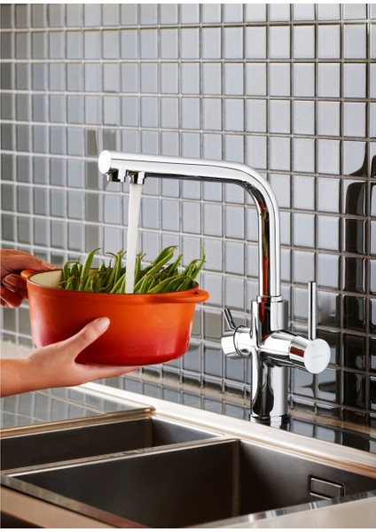 Split A42144 Dual-Flow Eviye Bataryası; Krom fiyatları