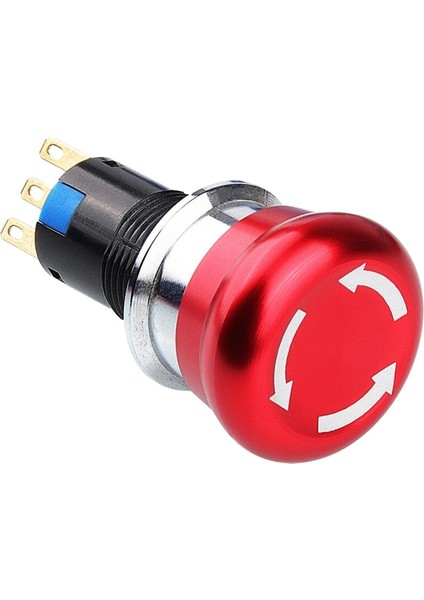 16M-Q1 16 mm Metal Acil Stop Butonu 1no+1nc