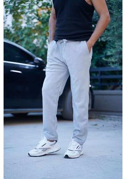 Erkek Pique Eşofman Altı Double Paça Jogger Pantolon (Pike Kumaş - Kalıp)
