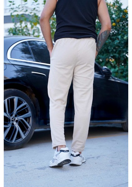 Erkek Pique Eşofman Altı Double Paça Jogger Pantolon (Pike Kumaş - Kalıp)