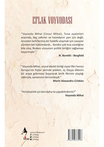 Eflak Voyvodası - Marin A. Cristian fiyatları
