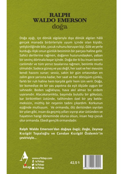 Doğa - Ralph Waldo Emerson fiyatları