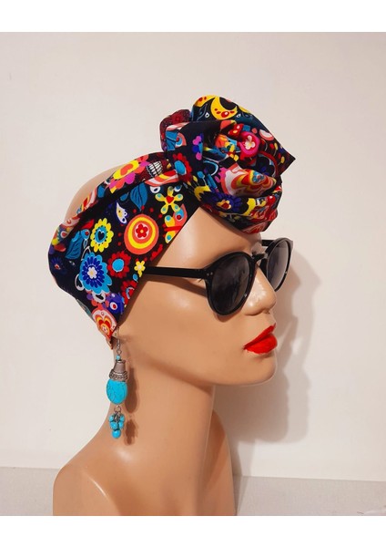 Içi Telli Bandana Saç Aksesuarı