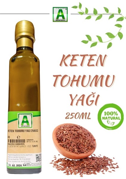 Keten Tohumu Yağı 250 cc