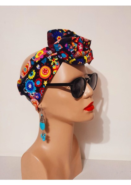 Içi Telli Bandana Saç Aksesuarı fırsatları