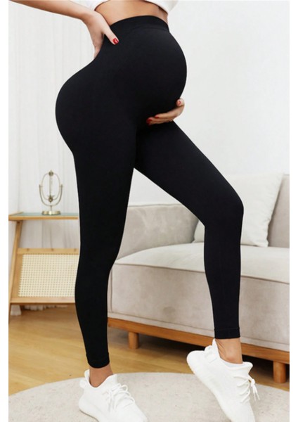 Içi Şardonlu Hamile Kadın Ayaksız Külotlu Çorap Siyah fiyatları