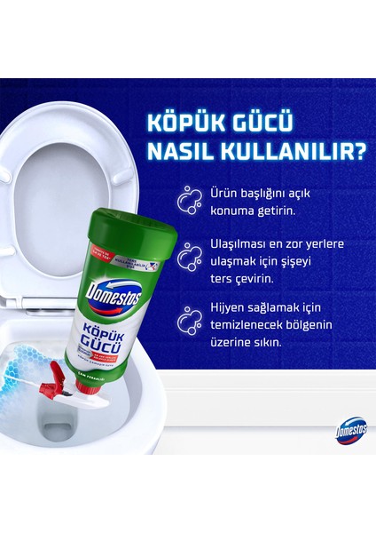 Köpük Gücü Köpük Çamaşır Suyu Çam Ferahlığı 450 ml