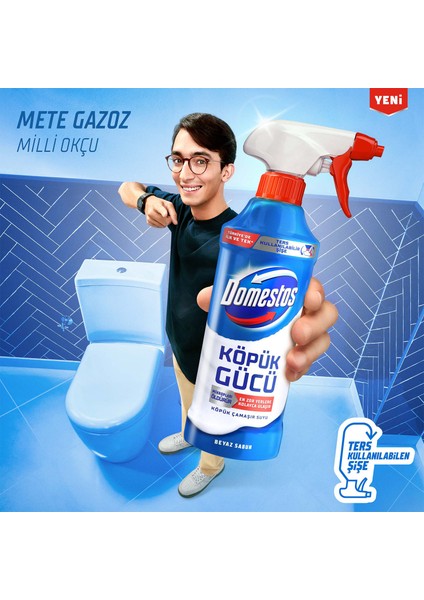 Köpük Gücü Köpük Çamaşır Suyu Beyaz Sabun 450 ml