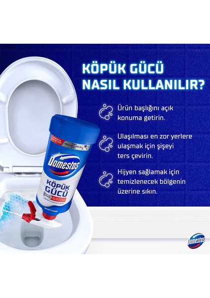 Köpük Gücü Köpük Çamaşır Suyu Beyaz Sabun 450 ml