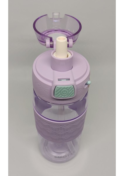 ST 7202 600 ml Tritan Mor Şeffaf Matara Taşıma Aparatlı fiyatları