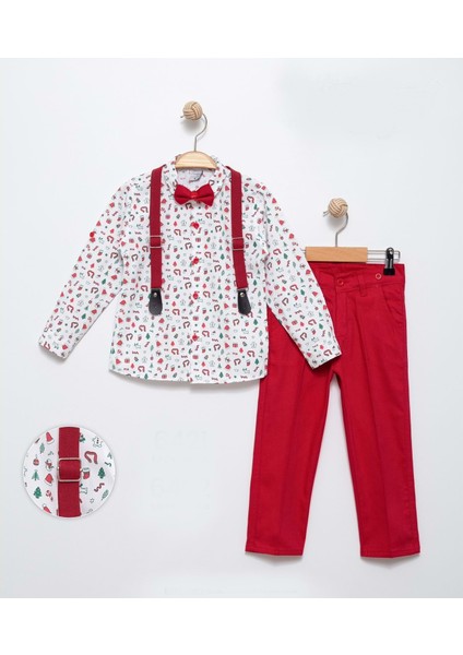 Yılbaşı Temalı Noel Erkek Çocuk Takım MNK0656