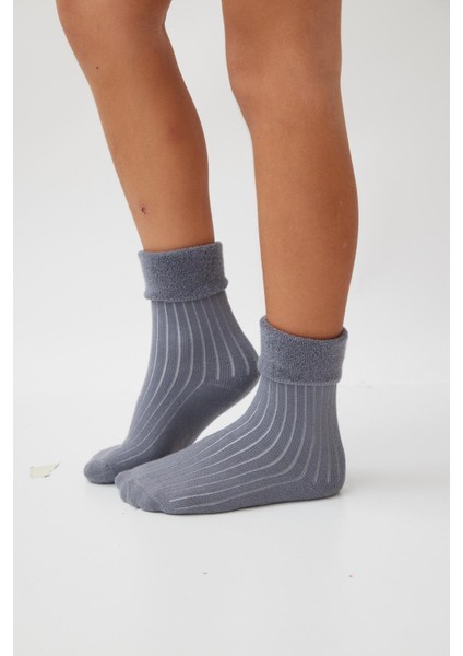Kız Çocuk Havlu Çorap Gri fiyatları