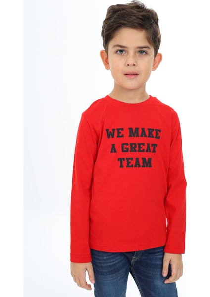 Erkek Çocuk Baskılı Tişört