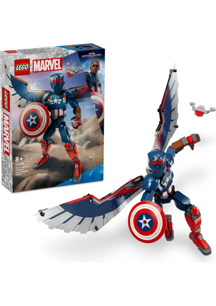 Lego® Marvel Yeni Kaptan Amerika Yapım Figürü 76296 - 8 Yaş ve Üzeri Süper Kahraman Seven Çocuklar Için Koleksiyonluk Yaratıcı Oyuncak Yapım Seti (359 Parça)
