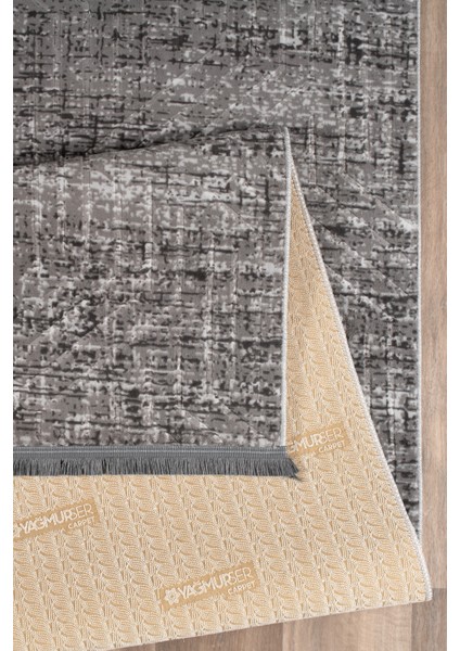 Kaymaz Taban Yıkanabilir Modern Salon Mutfak Oturma Odası Çocuk Odası Halısı 5002 Antrasıt indirimleri