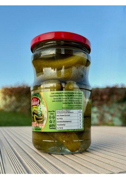 Uludağ Doğal Fermantasyon Cam Kavanoz Salatalık Turşusu (Kornişon Turşu) - 680 gr fiyatları