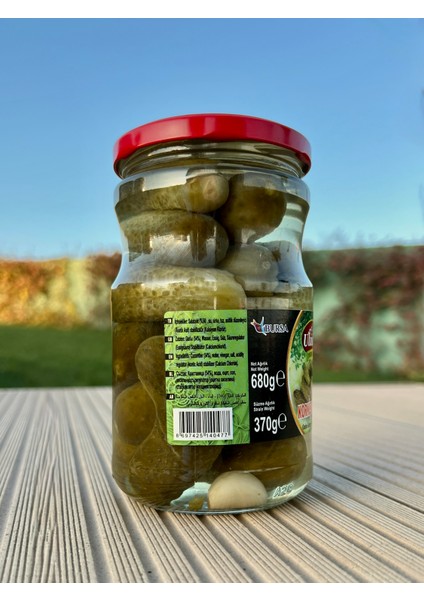 Uludağ Doğal Fermantasyon Cam Kavanoz Salatalık Turşusu (Kornişon Turşu) - 680 gr modelleri