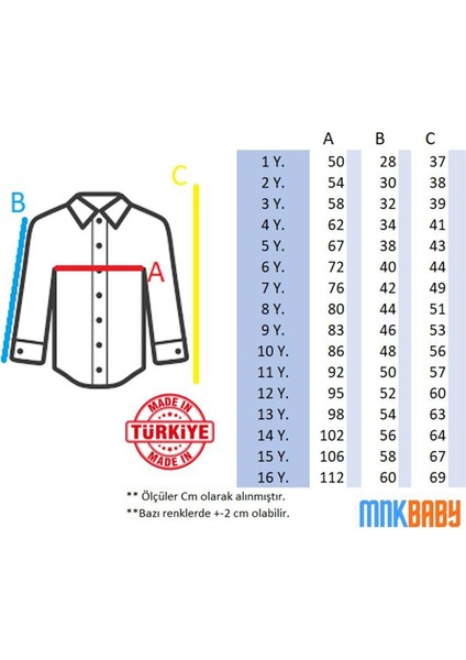Düz Renk Erkek Çocuk Gömlek MNK0575 indirimleri