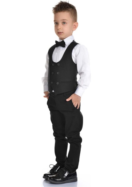 Yelekli Spor Kesim Erkek Çocuk Damatlık modelleri