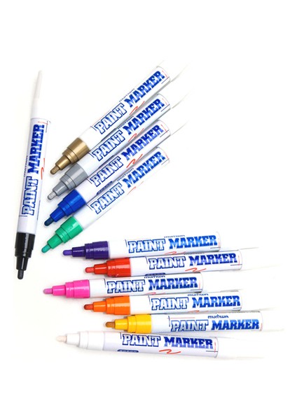 Munhwa Paint Marker 12'li Markalama Kalemi Sarı