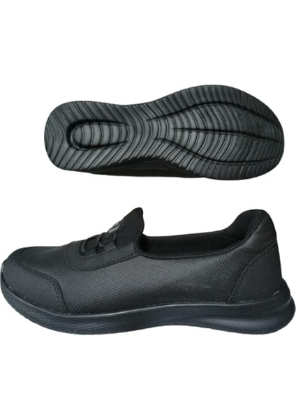 Black Sea Kadın Siyah-Iki Lastikli Ultra Hafif Cilt Günlük Şık Babet Ayakkabı modelleri