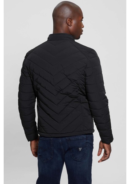 Erkek Stretch Mont- Siyah fırsatları