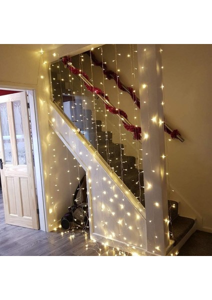 Ithınk LED Işık Zinciri 50 LED 5 Metre 8 Fonksiyon Sarı Işık