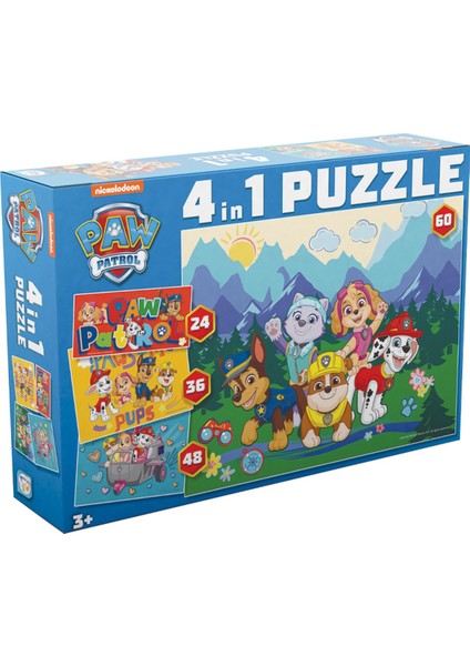 Paw PATROL4IN1 Puzzle Kutu