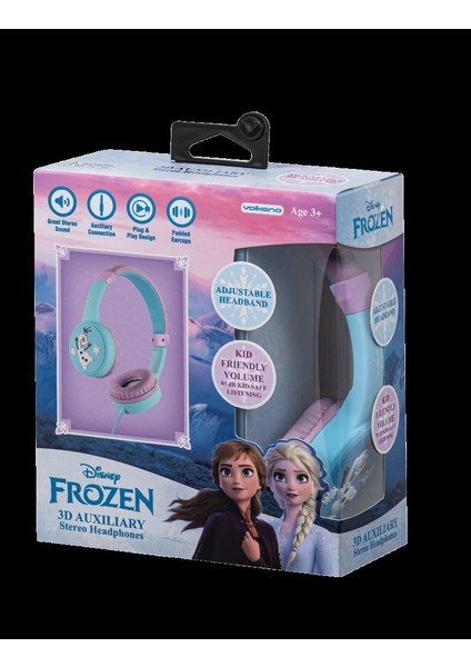 Kablolu Kulaklık Disney Frozen Çocuk Kulaklığı Lisanslı DY-3053-FR