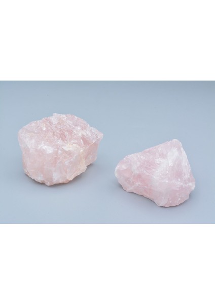 Hakiki Doğal Iri Boy Pembe Kuvars Taşı Kaya Parçası