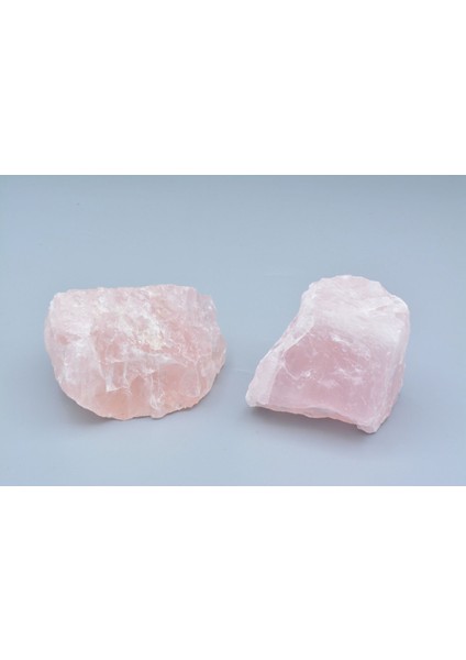 Hakiki Doğal Iri Boy Pembe Kuvars Taşı Kaya Parçası