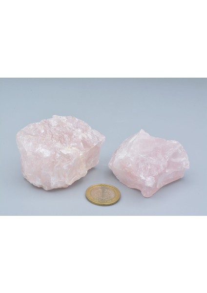 Hakiki Doğal Iri Boy Pembe Kuvars Taşı Kaya Parçası