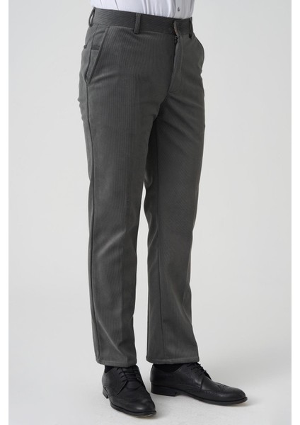 Amora P1031 Slim Fit Pamuklu Kadife Pantolon A.gri fiyatları