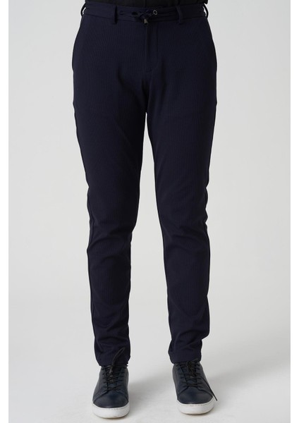 Barreiro P1036 Slim Fit Twis Bağcıklı Likralı Jogger Pantolon Laci
