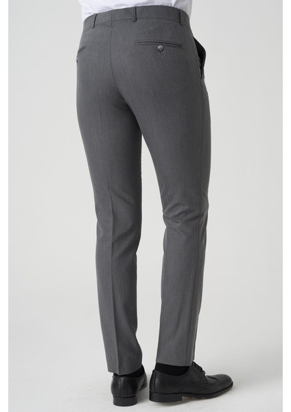 Albufeira P1024 Slim Fit Kumaş Pantolon Gri fırsatları