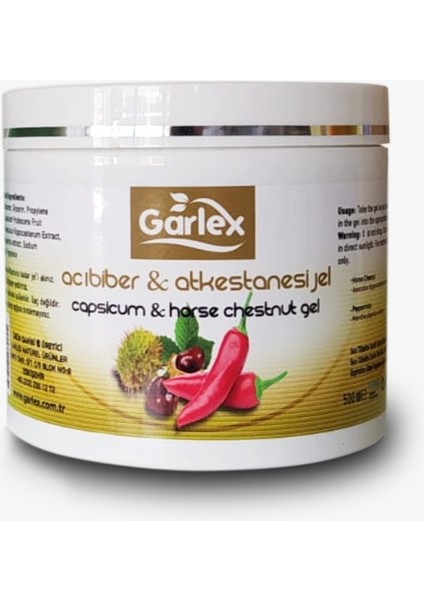 Acı Biber At Kestanesi Jeli 500 ml