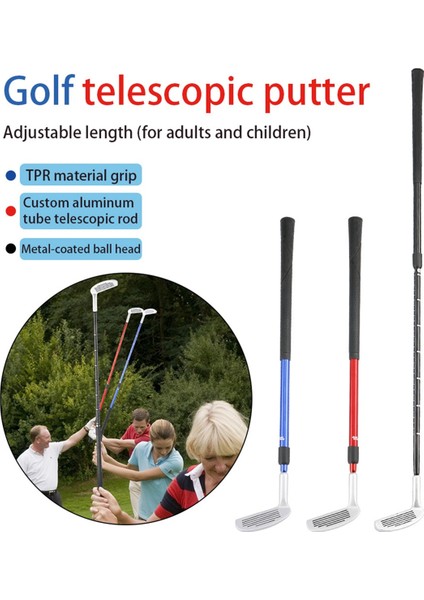 Sağ Veya Sol Elini Kullanan Golfçüler Için Golf Atıcı Iki Bölümlü Ayrılabilir Yonga Kulübü Kırmızı Kullanın (Yurt Dışından) fiyatları