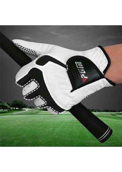 Eldiven Sol El Mikrofiber Kaymaz Parçacık Spor Erkek Golfçü Nefes Alabilir Erkekler (23 Boyut) (Yurt Dışından) modelleri