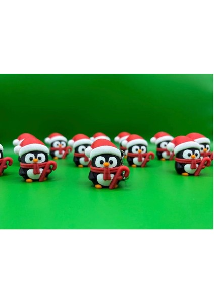 Yılbaşı Penguen Anahtarlık