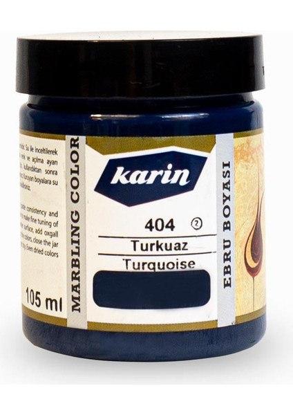 Ebru Boyası 105 Ml. 404 Turkuaz